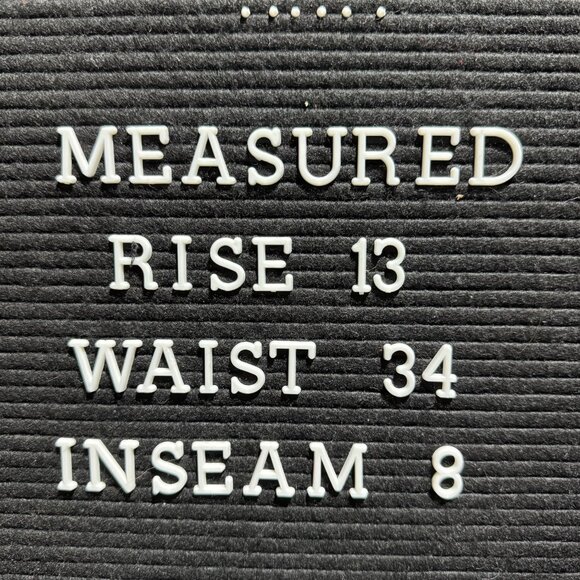 Nike Chino Short Mens Blue Dri Fit Mid-Rise Slash Pocket Flat Front Size 33 - Picture 5 of 6